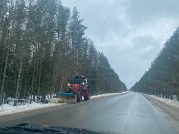 На борьбу со снегом.