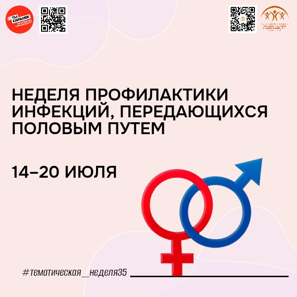 С 14 июля в России стартует неделя профилактики инфекций, передающихся половым путем.