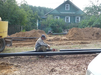 Газ придет в три деревни.